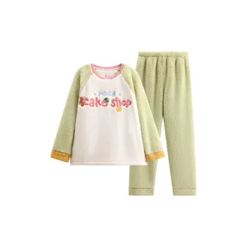 FENTENG Pajama Set Women's Light Green