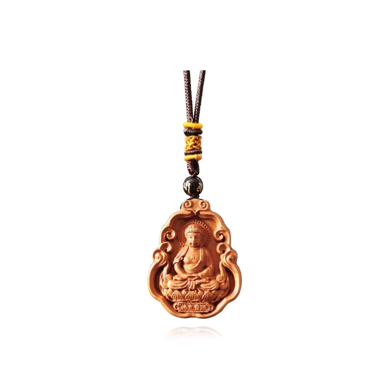 Master Kim Peachwood Necklaces Unisex-11