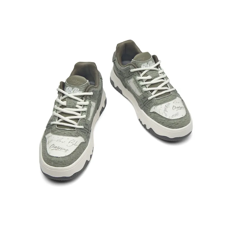 TCELLARS Anti-Slip And Wear-Resistant Lightweight Height Increasing Low-Top Skateboard Shoes Men's Exclusive Box-8
