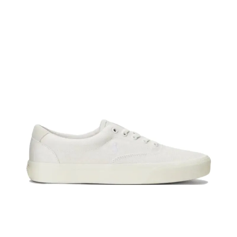 Polo Ralph Lauren Keaton Low-Top Skateboard Shoes Men's White-1