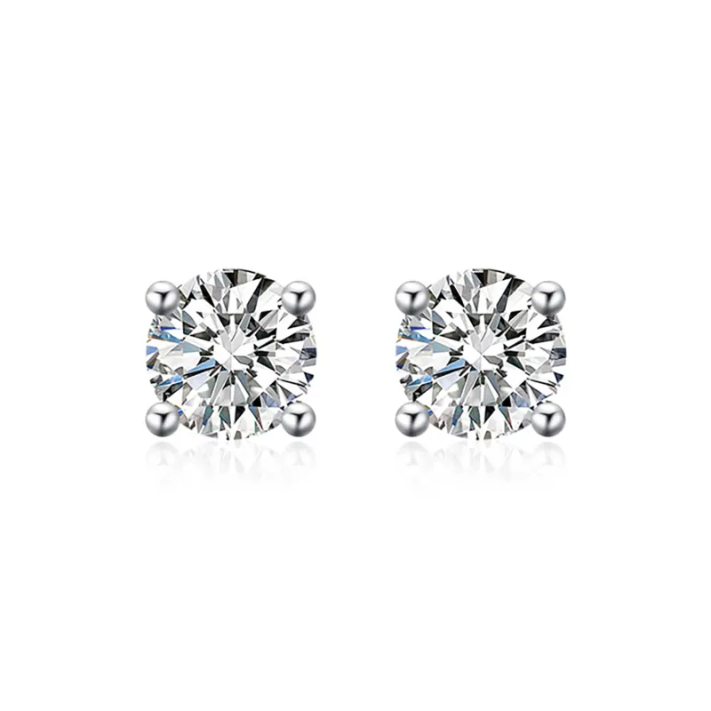 AIDO STUDIO 925 Sterling Silver Stud Earrings Unisex-7