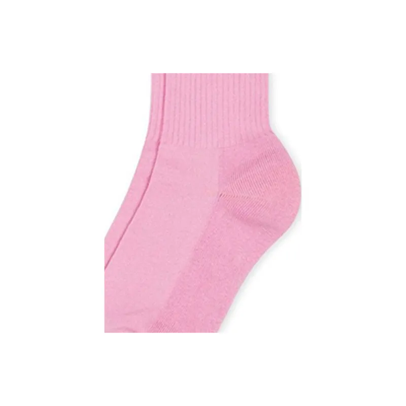 Balenciaga FW22 Mid-Calf Socks Slim Fit Women's 1 Pack Pink-2