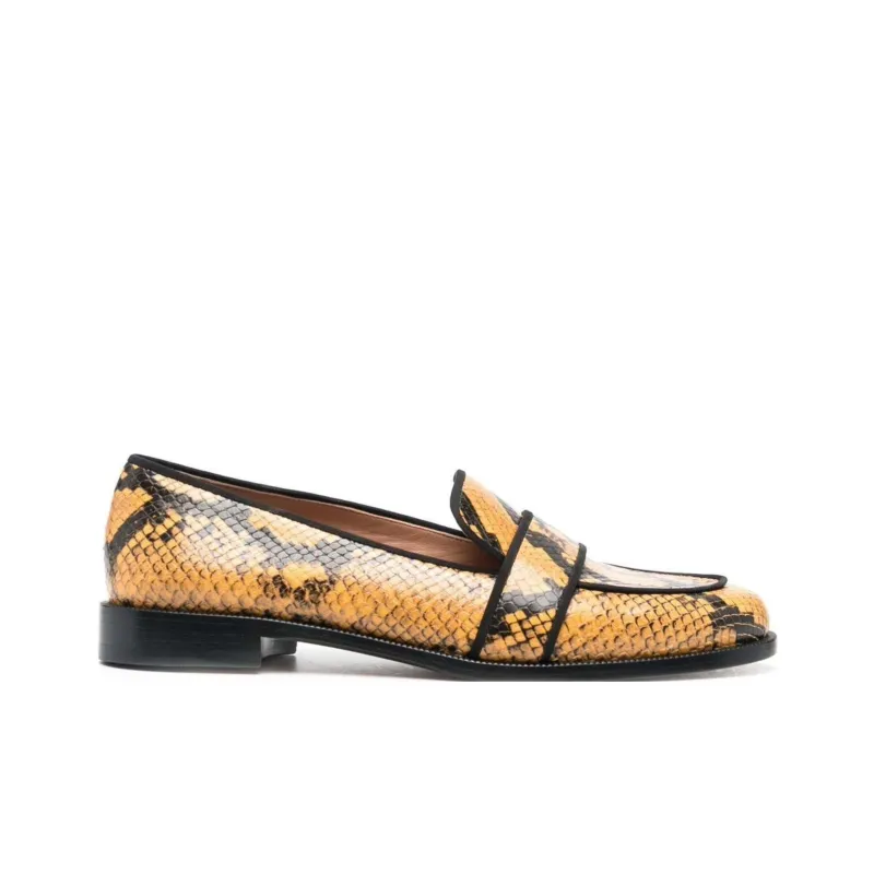 AQUAZZURA Flat Shoes Women's Snakeskin Print-1