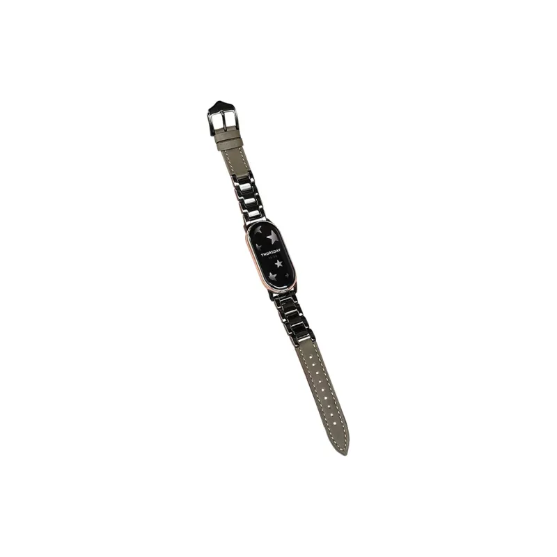 MSSM Xiaomi Compatibility Watch Band Ceramic, Genuine Leather Material-6