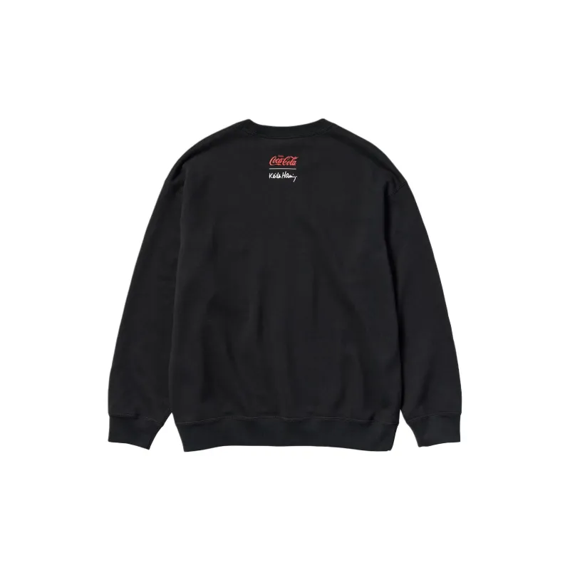 Keith Haring X Coca cola X UNIQLO Keith Haring X Coca Cola Collaboration Sweatshirts Unisex Black-1