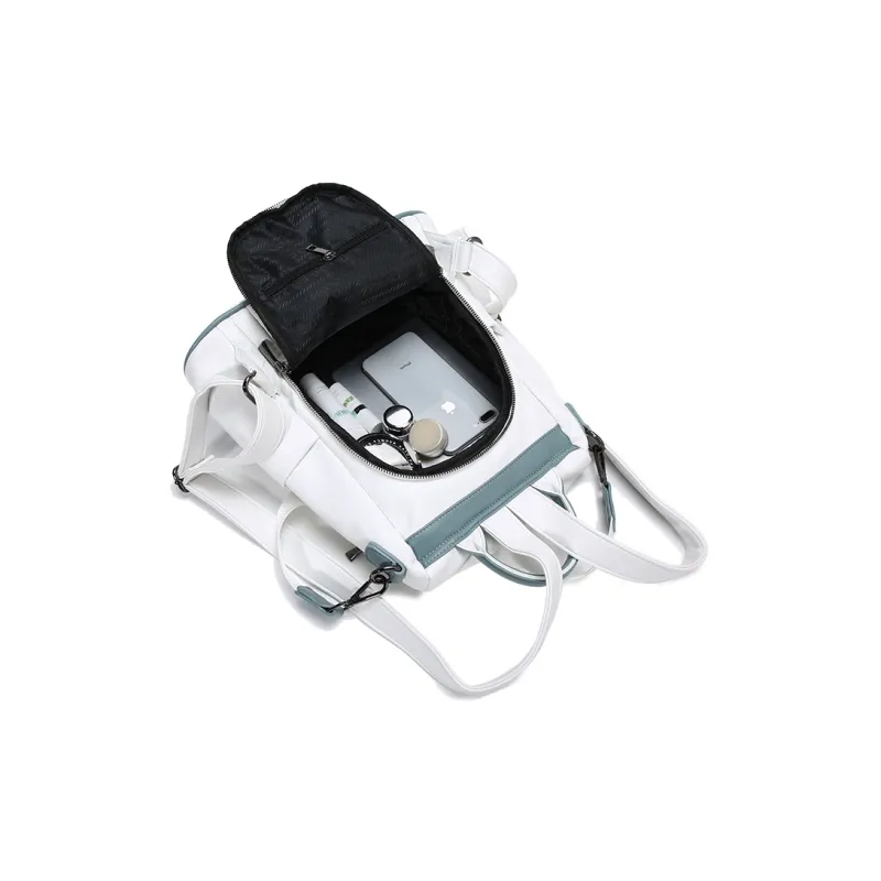 BUHOWE Oxford Backpack Women's White/Blue-4