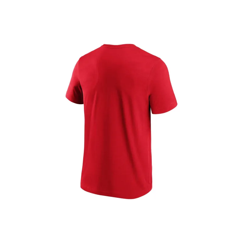 NBA Chicago Bulls Word Arch Graphic T T-Shirt Men's Red-1