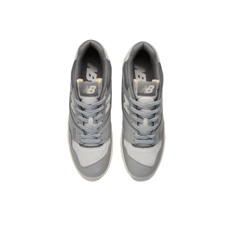 Aime Leondor x New Balance NB 550 Anti Slip Wear Resistant Low Top Skateboard Shoes Unisex Gray-3