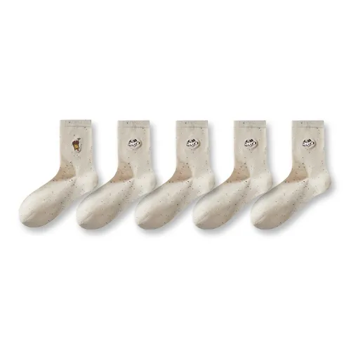 Caramella Mid Calf Socks Women's 5 Pack
