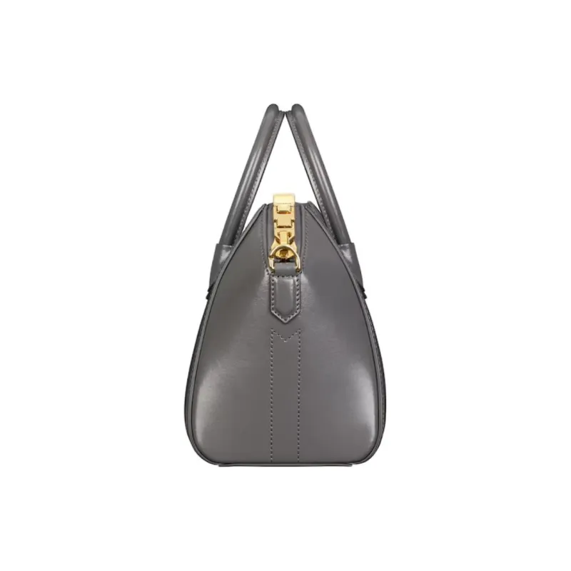 Givenchy Antigona Box Leather Shoulder Bag Crossbody Bag Handbag Mini Women's Coal Smoke-1