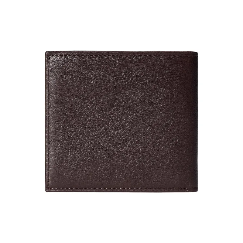 Polo Ralph Lauren Leather Wallet Men's Dark Brown-1