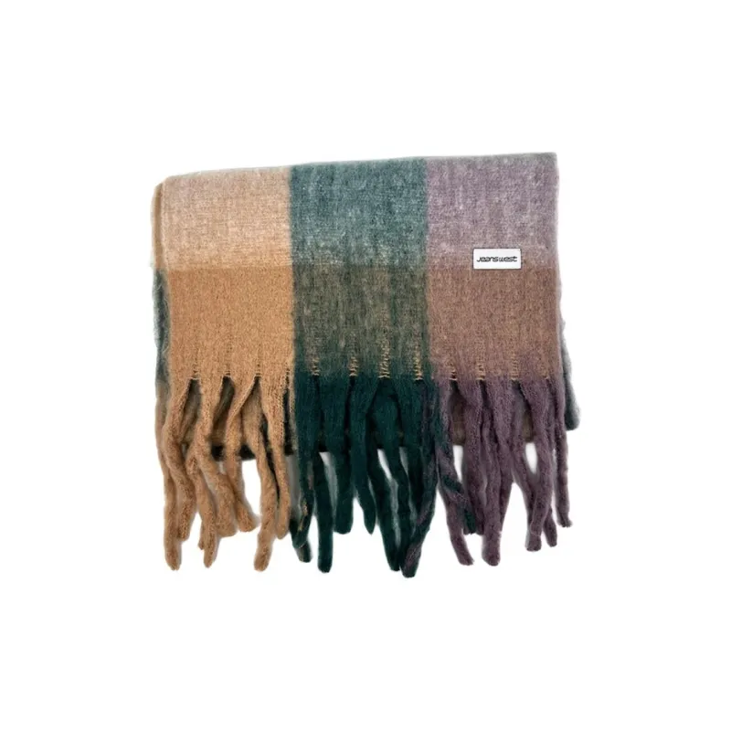 JEANSWEST Knit Scarves Unisex-1