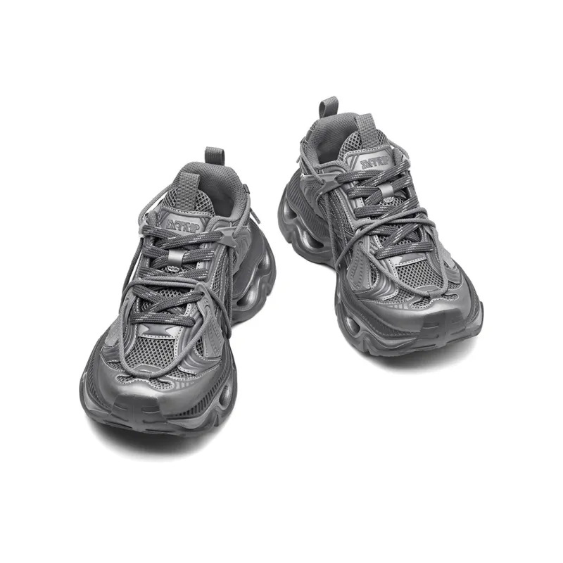 SK.TRIP Cushioning Abrasion Resistant Lightweight Height Increasing Mat Low Top Chunky Sneakers Men's Box-10