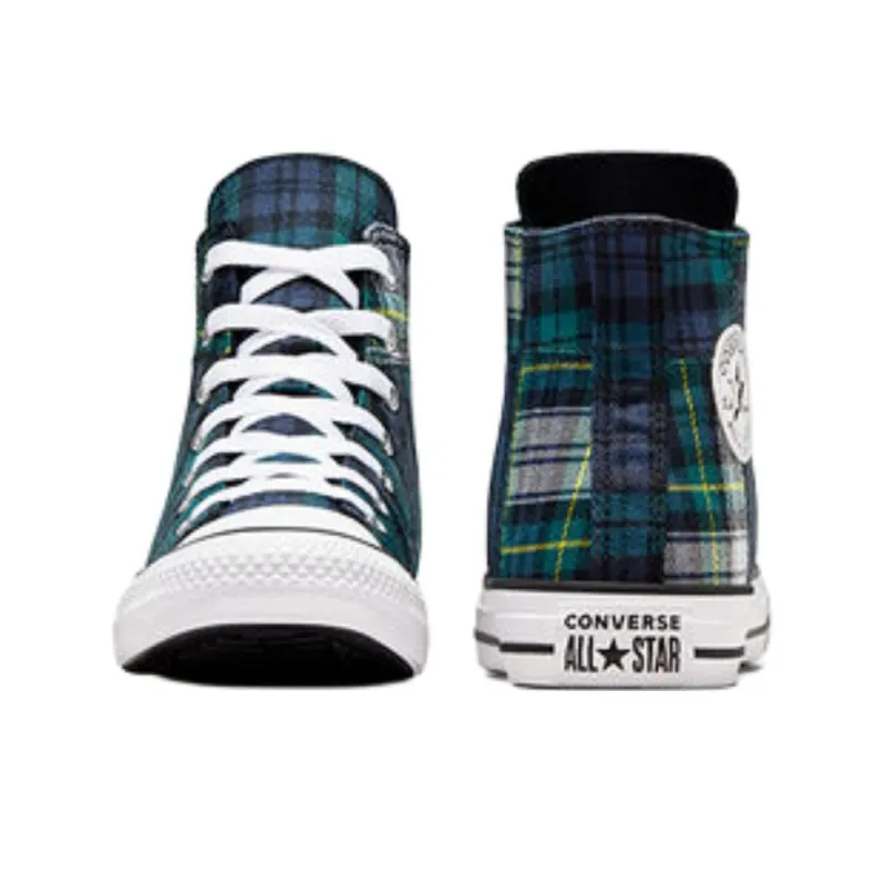 Converse Chuck Taylor All Star Anti Slip Wear Resistant High Top Kids Canvas Shoes Blue Green Teenagers-4
