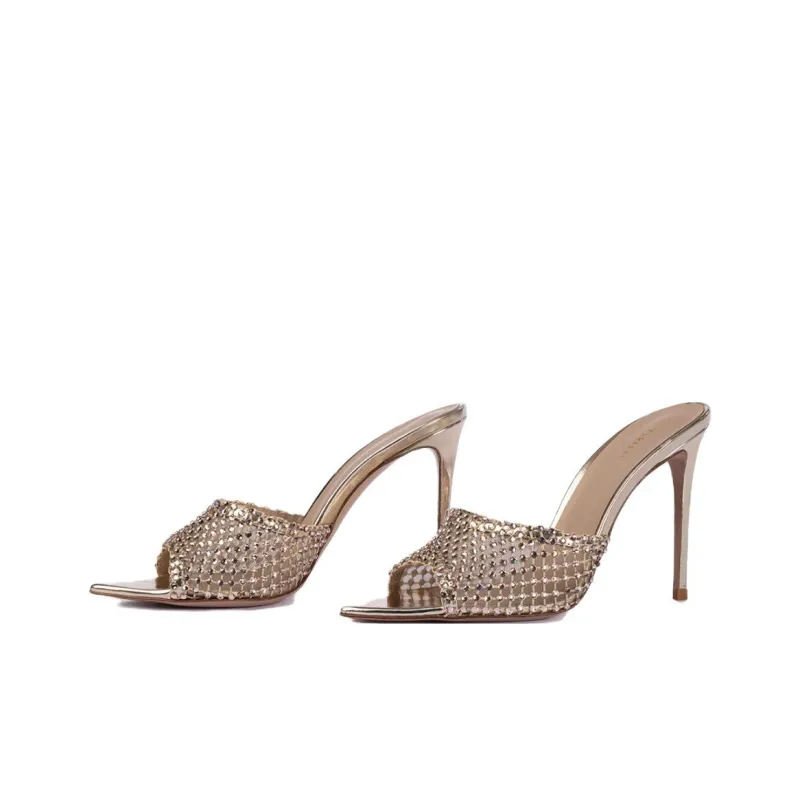 Le Silla Gilda 110mm Crystal Sandals Women's-1