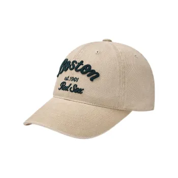 MLB Cotton Baseball Caps Unisex Light Beige
