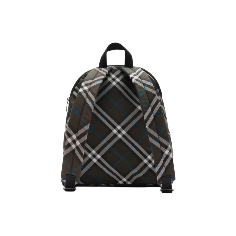 Burberry Polyester Backpack Men's Gray-2