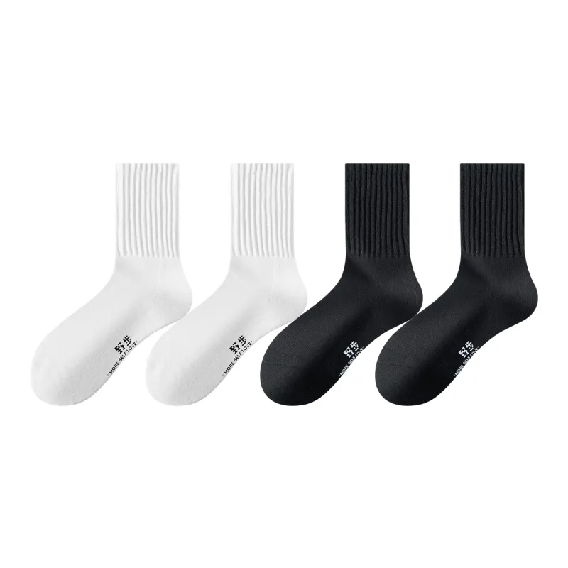 ZEROIN Mid Calf Socks Unisex 4 Pack-5