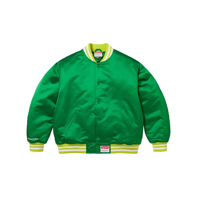 Supreme Mitchell & Ness Satin Varsity Jacket FW24-7