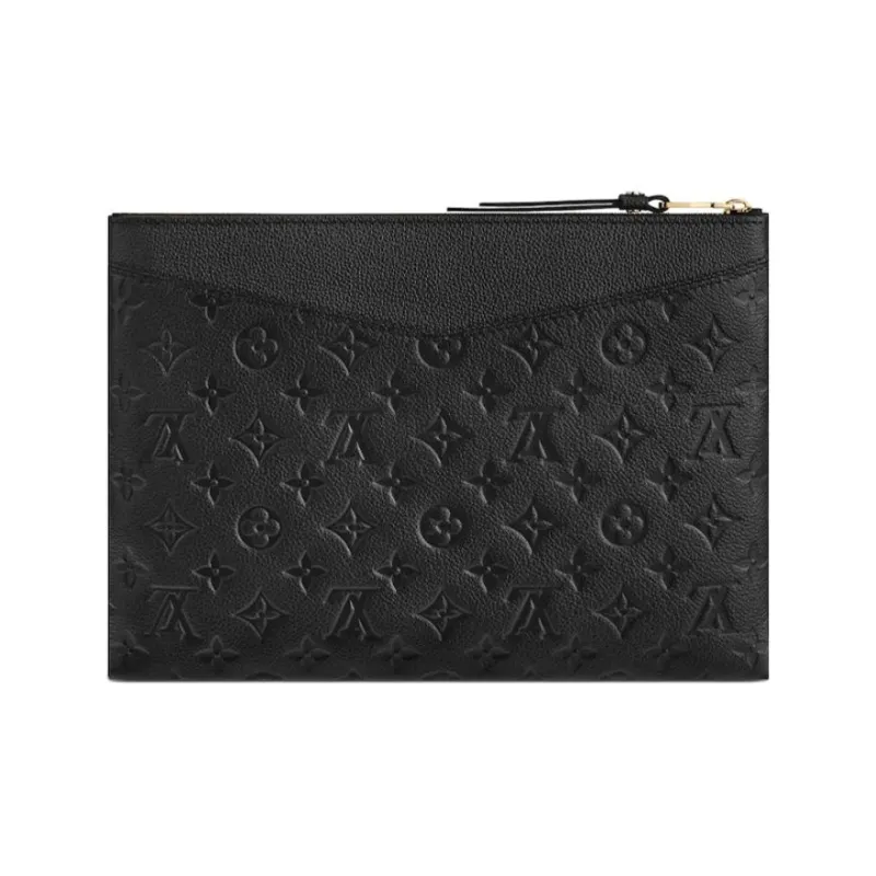 LOUIS VUITTON Daily Pouch Monogram Empreinte Black Noir-3