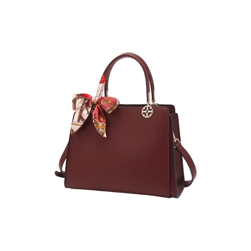 PAYOT Microfiber Synthetic Leather Wedding Bag One Shoulder Crossbody Regular Women's Burgundy/Ecru-1