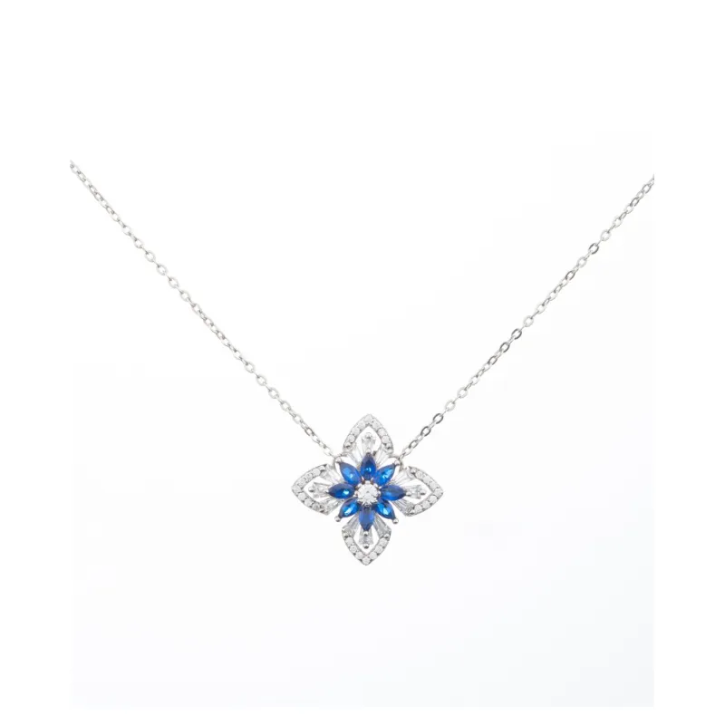 UTD 925 Sterling Silver 18K Gold Plated Necklaces Women's-0