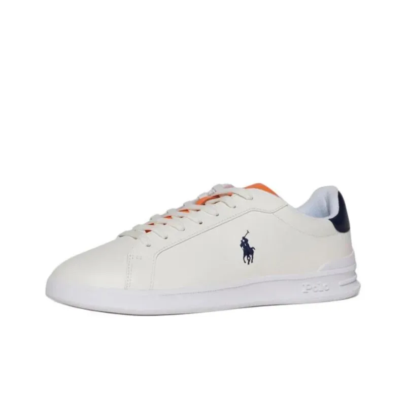 Polo Ralph Lauren Court Skateboard Shoes Men's White-2