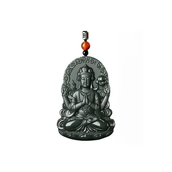 Cuizu Hetian Jade Necklaces Green Jade Unisex