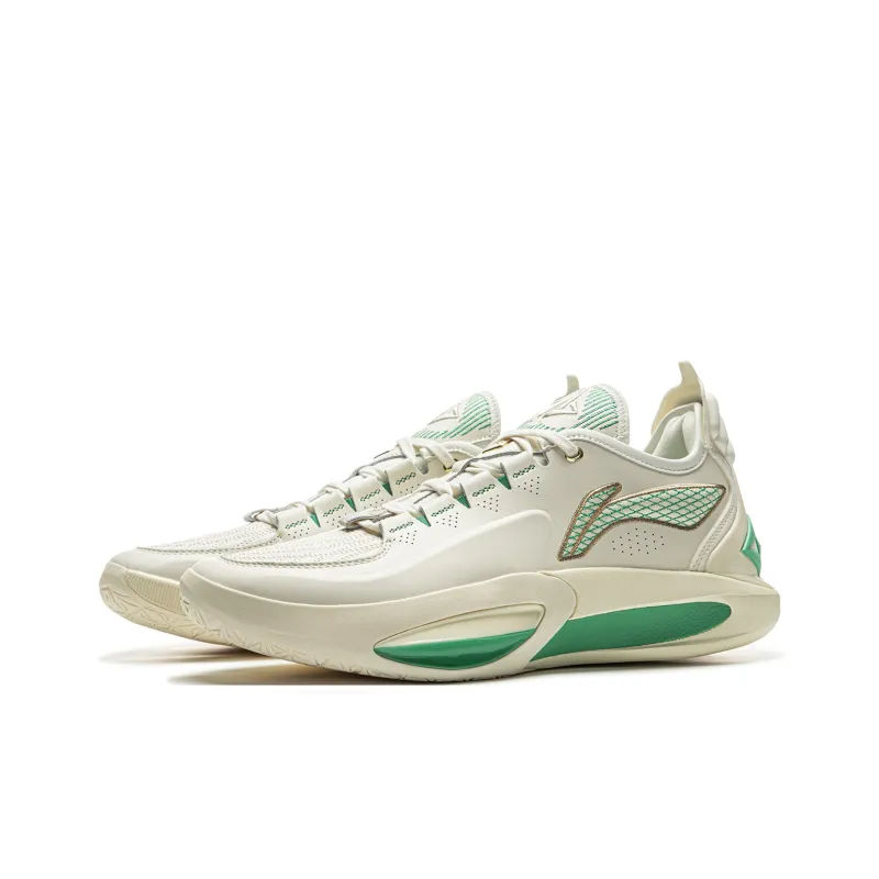 LiNing JB3 Anti Roll over Coverage Low Top Basketball Shoes Men's Ivory-2