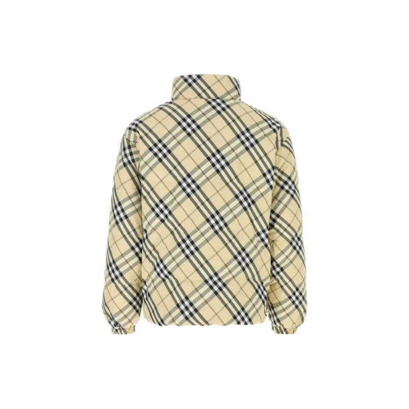 Burberry Checkered Reversible Zip Up Jacket-1