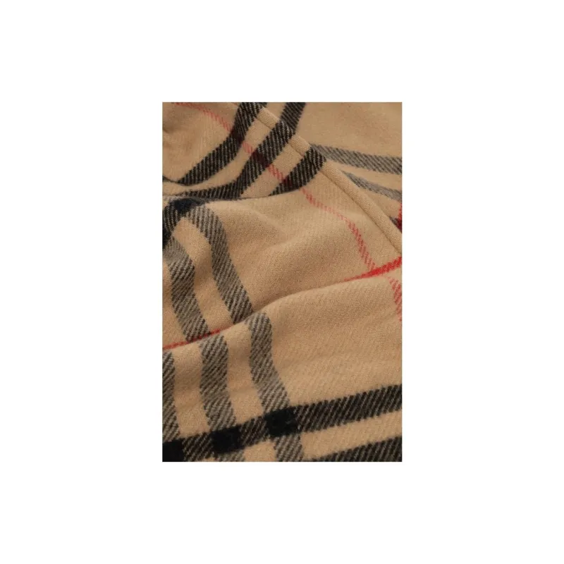 Burberry Checked Fringed Edge Scarf-2