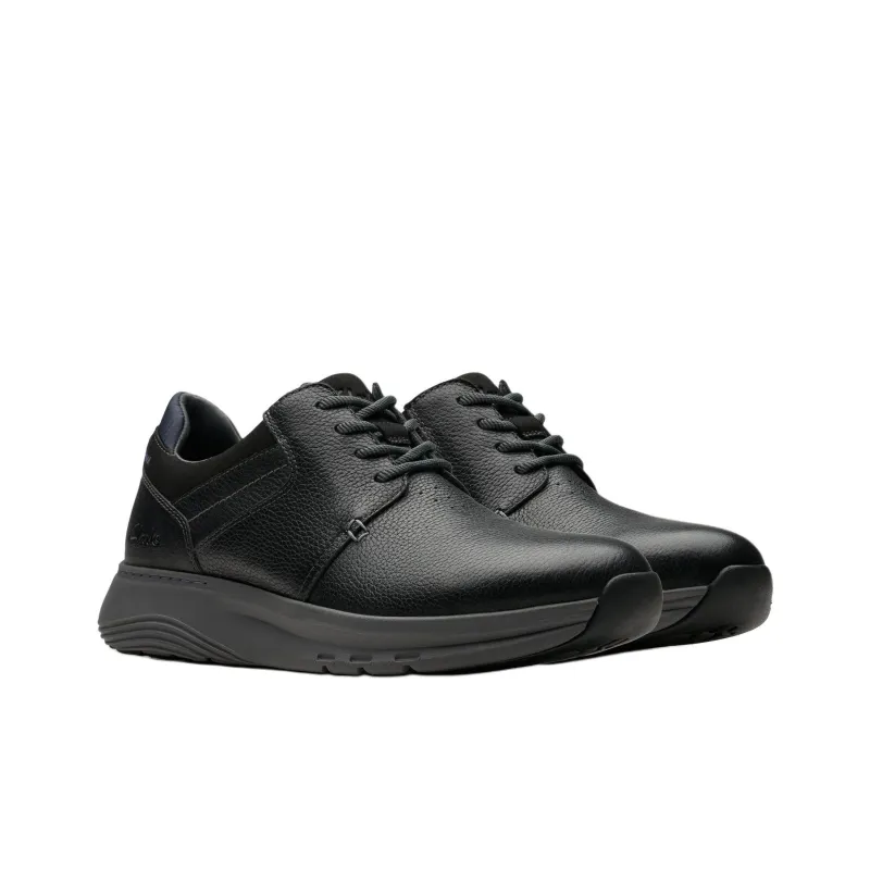 Clarks Motion Trek PT Slip Resistant Low Top Casual Shoes Men's Black-2