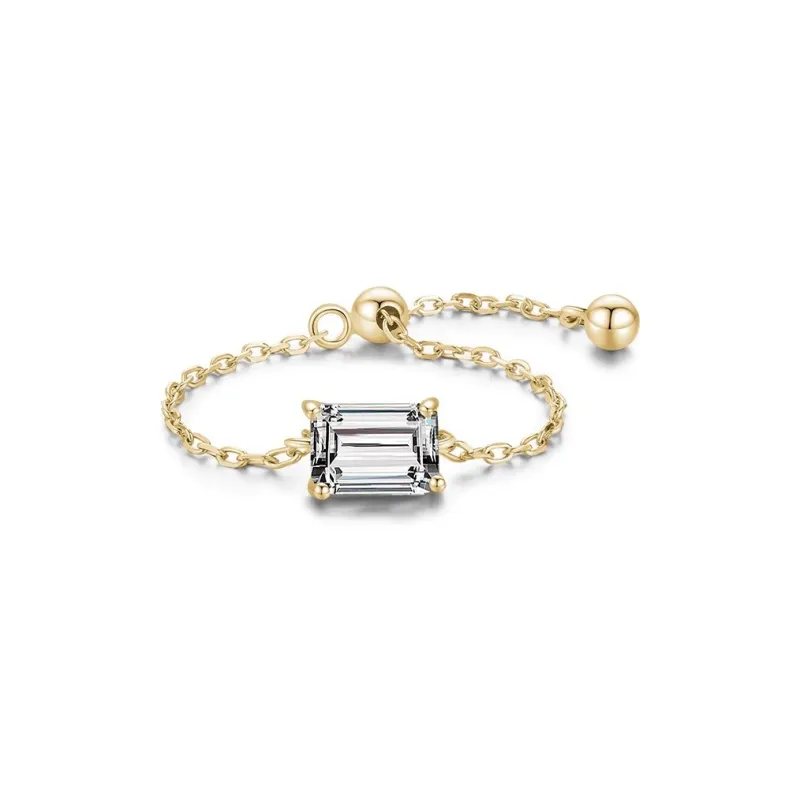 JESCAKOO S925 Silver/Zircon Rings Women's Silver-0
