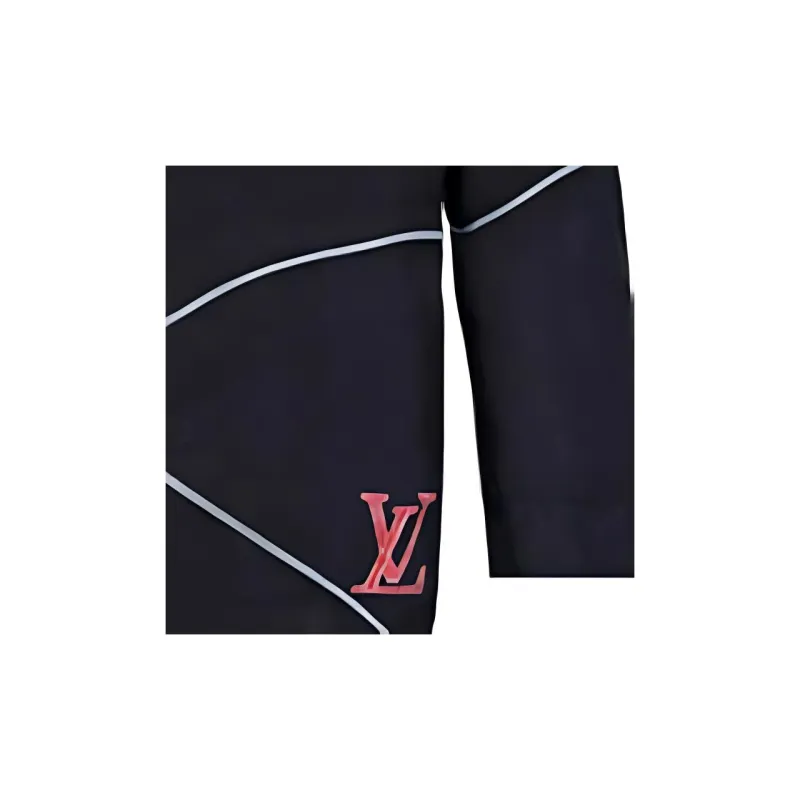 LOUIS VUITTON x NBA New Quarterly Products Of LV Windbreaker Jacket Men's Black-6
