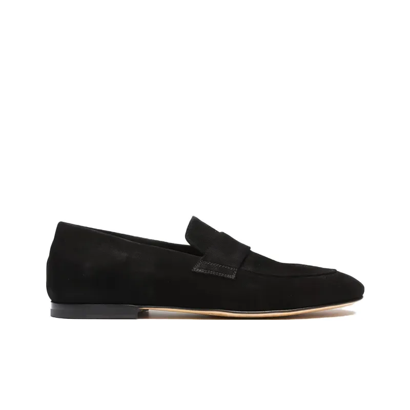 Officine Creative Suede Penny Loafers-1