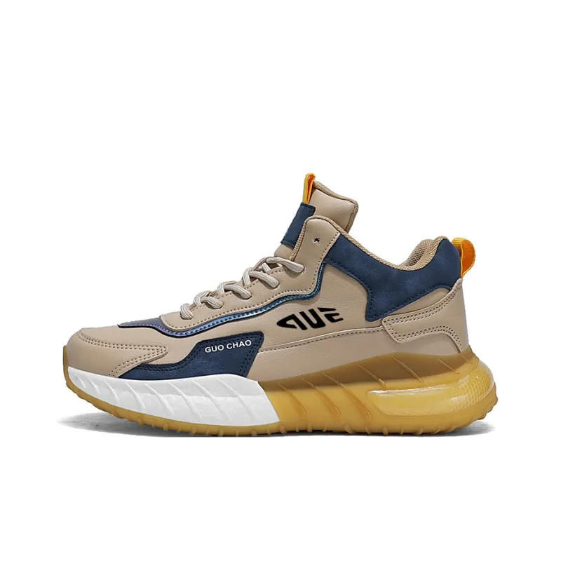 Prince McQueen Shock Absorbers With Slip Resistant And Abrasion Resistant Properties Mid Top Casual Shoes Men's-14