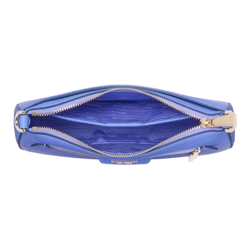 Kate Spade Hudson Litchi Grain Leather One Shoulder Handbags Women's Dark Color Lilac-2