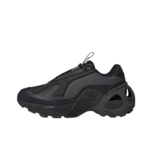Adidas Wonder Runner Anti Slip Wear Resistant Low Top Running Shoes Unisex Black