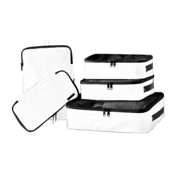 FANJI DuPont Paper Set Travel Storage Five Piece Set Storage Bag Unisex White