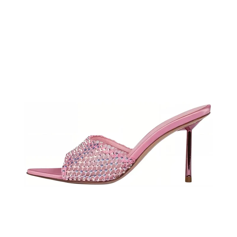 Le Silla Gilda 100mm Crystal-embellished Mules-0