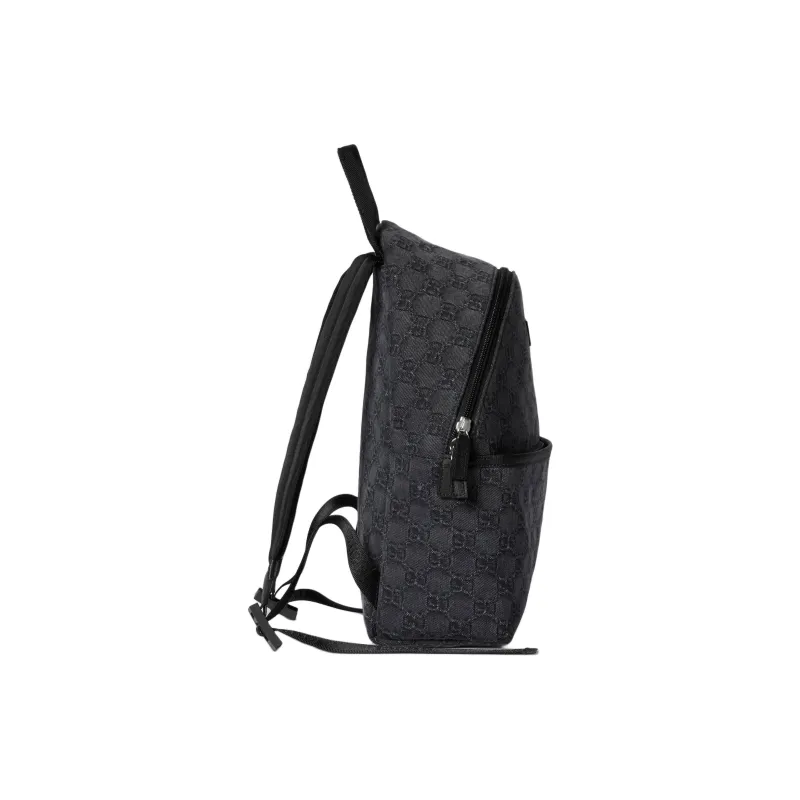 GUCCI Denim Backpack Regular Kids' Black-2