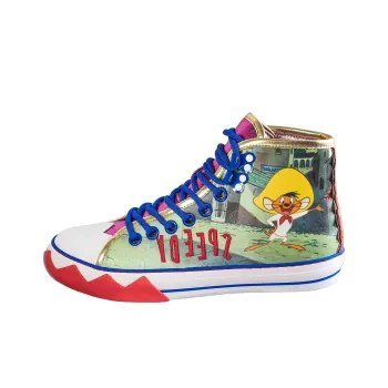 IRREGULAR CHOICE Arriba Arriba High-Top Skateboard Shoes Unisex Green