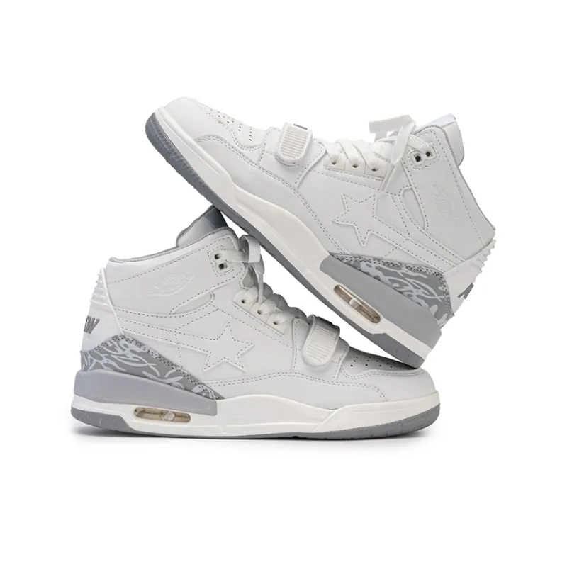 WELKIN&WZWJ Stars Collection White Sneakers Slip-Resistant Height Increasing Low-Top Skateboard Shoes Unisex-22