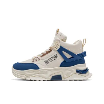 PNKE Anti Slip And Wear Resistant Height Increasing Mid Top Chunky Sneakers Men's
