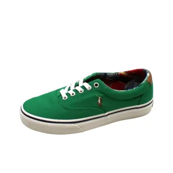 Polo Ralph Lauren Low Top Canvas Shoes Men's Green
