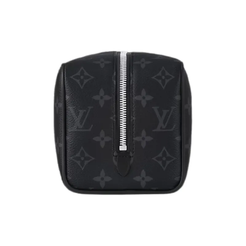 LOUIS VUITTON Locker Dopp Kit Monogram Eclipse Canvas-2