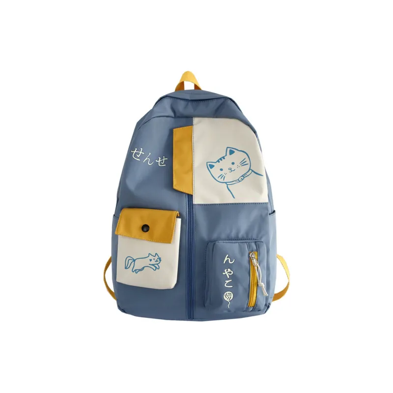 TAKI Nylon Backpack Regular Unisex Multicolor-3