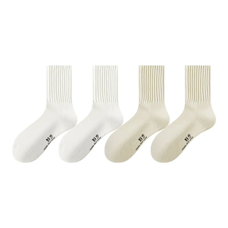 ZEROIN Mid Calf Socks Unisex 4 Pack-10