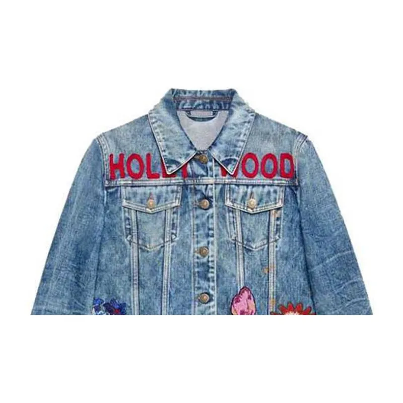 GUCCI Jackets Coats Unisex Blue-3