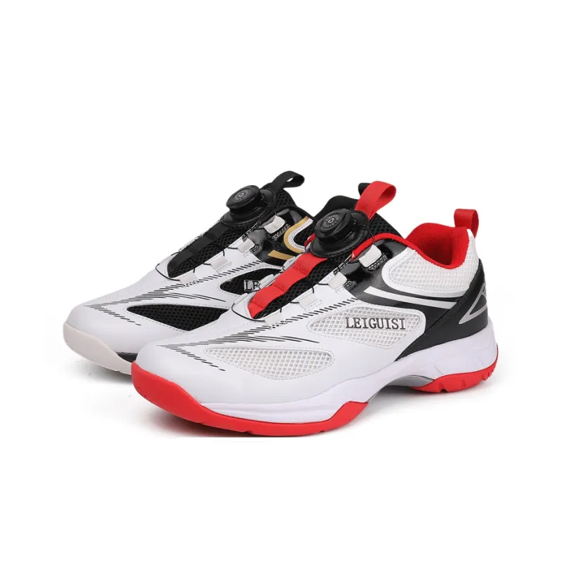 Lin Feng Badminton Shoes Unisex White Blue-16